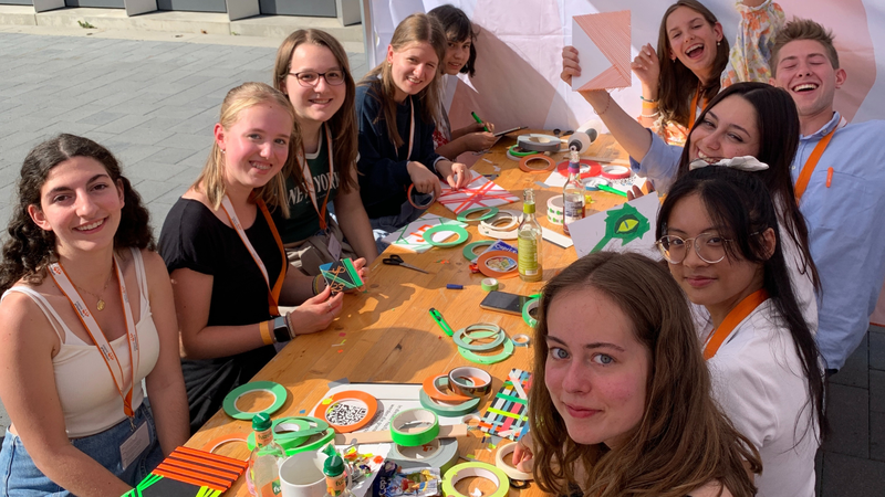 TapeArt bei der Vorrunde